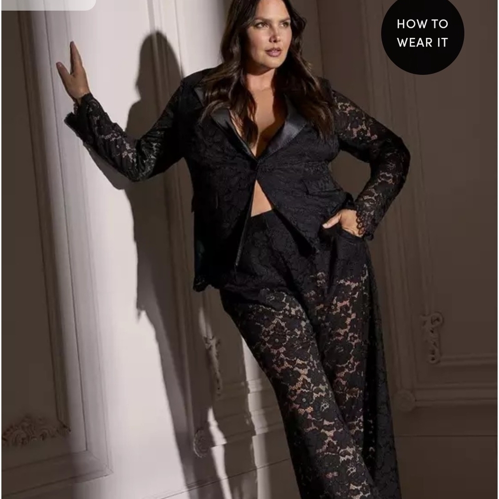 Torrid Elegant Black Lace Blazer